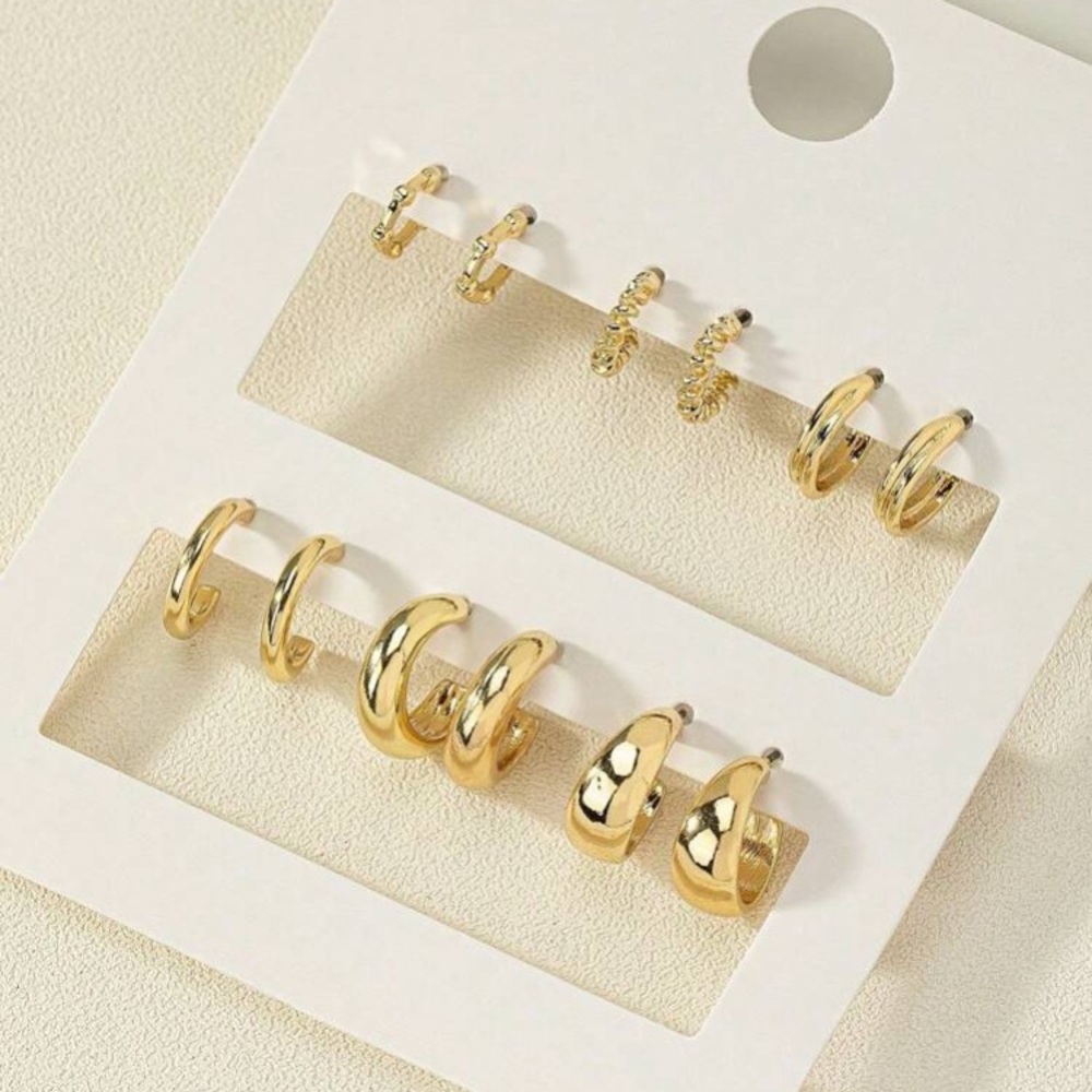 6 Pairs / Set Earrings